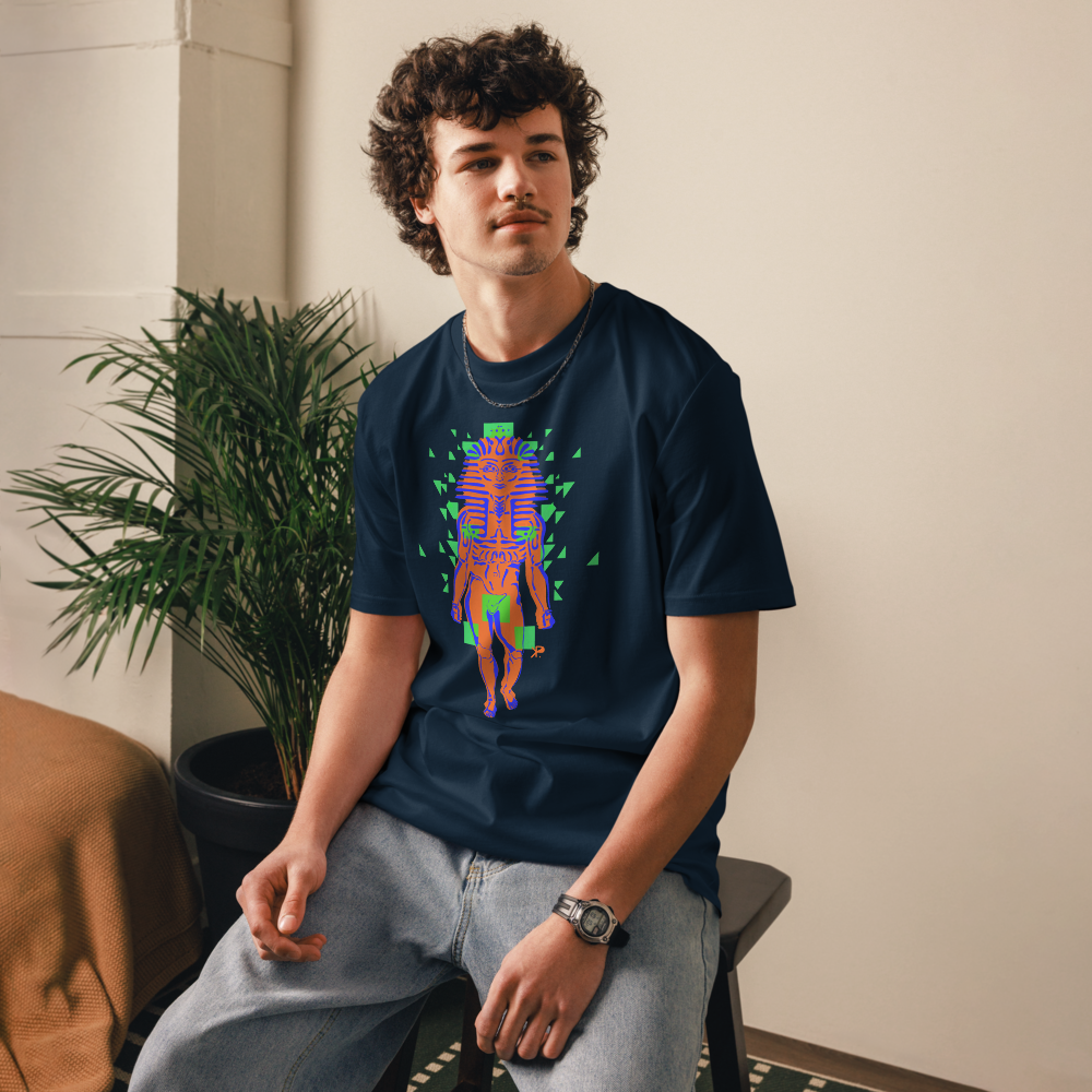 Pixel Pharaoh | Unisex triko z organické bavlny